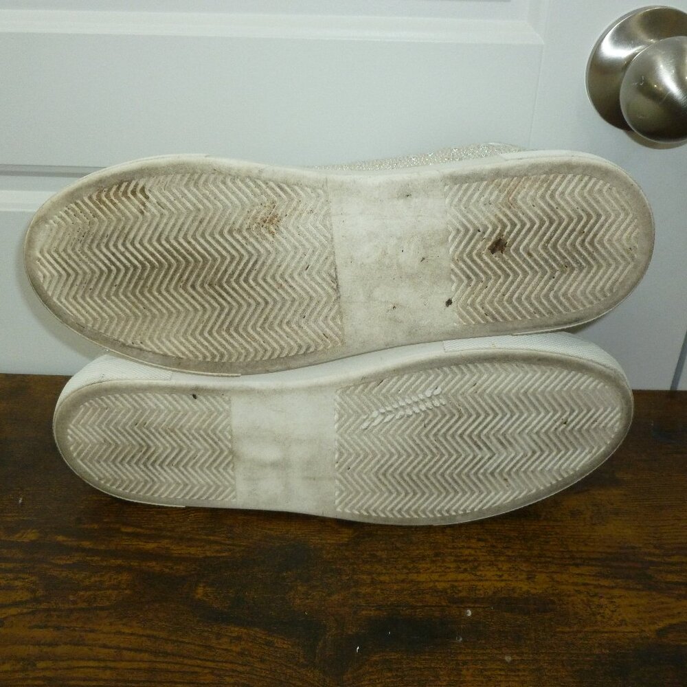 Betsy Johnson "Sidny" Pearl Platform Bridal Sneakers - Picture 12 of 16